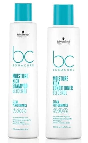 Image of Schwarzkopf BC Clean DUO Moisture Kick Shampoo 250ml and Conditioner 200ml