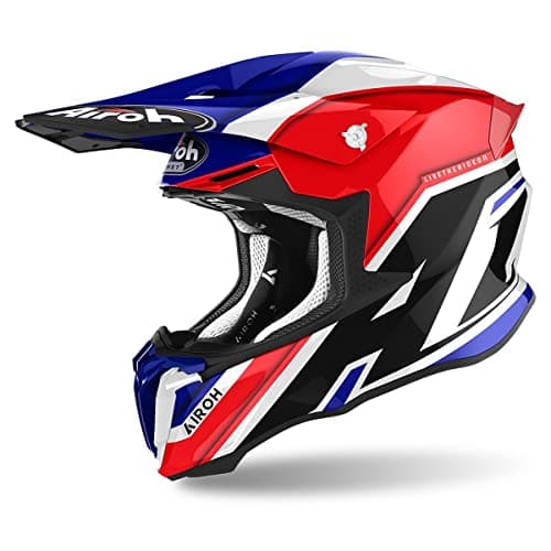 Image of Airoh Motorcycle Helmet Twist 2.0 Shaken Blue Gloss M
