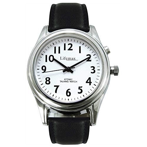 Image of NRS Healthcare Radio Controlled Talking Watch with Leather Strap (Eligible for VAT Relief in The UK)