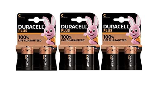 Image of 6X Duracell C Plus LR14/MN1400 Alkaline (3 Blister Packs of 2 Batteries) 6 Batteries