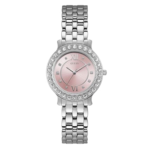 Image of GUESS Women Analog Japanese Quartz Watch with Stainless Steel Strap U1062L2