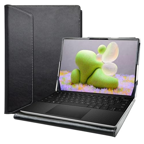 Image of MAMA MOUTH Protective Case for Dell XPS 13 9300 9310 9315 /XPS 13 Plus 9320 9330 & Razer Book 13 13.4" Laptop,Black