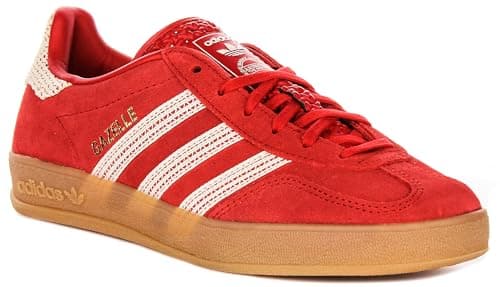 Image of adidas Gazelle Bold Womens Sneaker, Scarlet Red Beige Gum, 7 UK