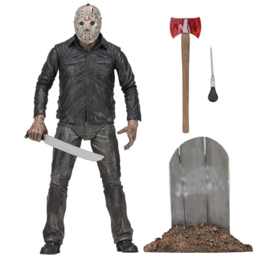 Image of Jason Voorhees Figure Jason Voorhees Action Figure Anime Figurine 18cm Movable Joints Standing Pose Model PVC Statue Collectible Decor Gifts