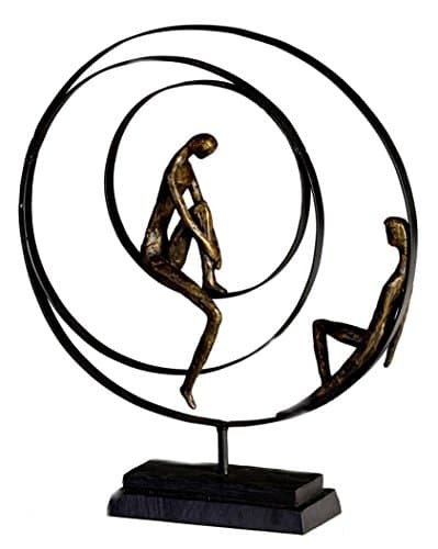 Image of Casablanca sculpture 'Patience', 34 x 41 cm, Bronze