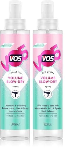 Image of VO5 Volume Blow-Dry Spray, 200ml (Pack of 2)