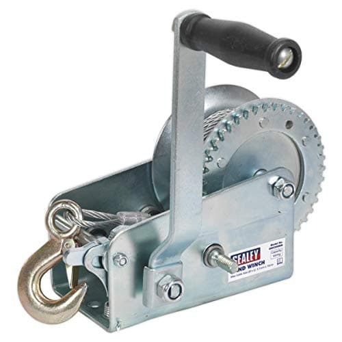 Image of Sealey Gwc2000M Geared Hand Winch 900Kg Capacity with Cable