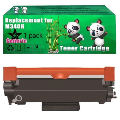 Image of Replacement M340H Toner Cartridge Compatible for Ricoh M340 M340W M340F M340FW P200 P201W Printers, Up to 3000 Pages, Vivid Colors, Contains Chip (1 Pack Black)