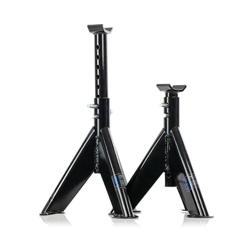 Image of SGS 6 Tonne Tall Axle Stands, Pair w/ 560mm Max. Height, Large Feet, Heavy Duty
