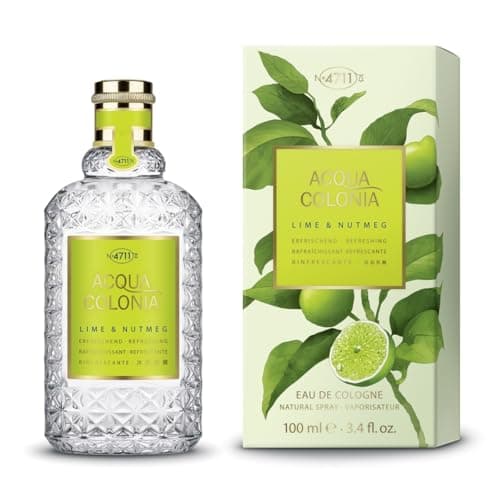 Image of ACQUA COLONIA Lime & Nutmeg Eau de Cologne for Women 100ml - Invigorating Fragrance with Fresh Citrus and Warm Spicy Notes