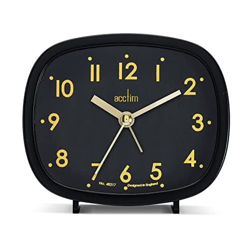 Image of Acctim 15905 Hilda beep alarm clock in Cloverfield (Black)