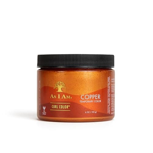 Image of As I Am Curl Color Copper- Temporary Colour & Curling Gel 6oz