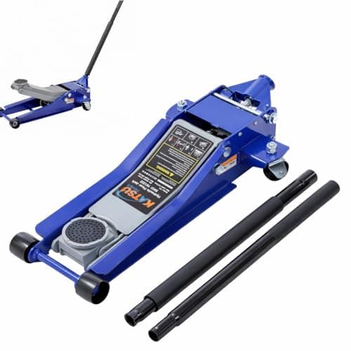 Image of KATSU Hydraulic Low Profile Floor Jack 3 Ton 6000lbs Max Lift Height 505mm Twin Piston Pump Trolley Jack Garage Lifting Tool for Car Van Truck Trailer Auto Repairing 161222