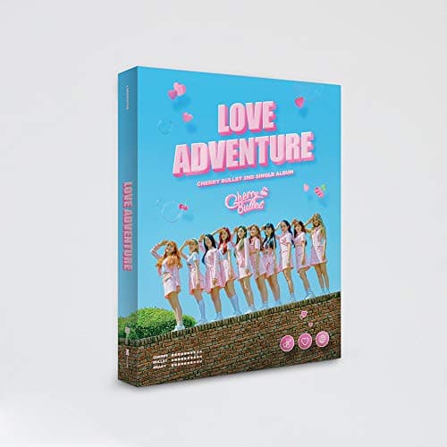 Image of FNC CHERRY BULLET - LOVE ADVENTURE (2nd Single Album) CD+80p Photobook+1Photocard+1Selfie Photocard+1AR frame card+Folded Poster