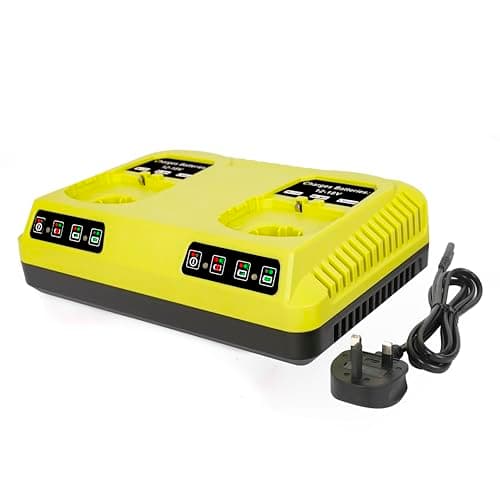 Image of P117 2 Ports Dual Chemistry Battery Charger Compatible with RYOBI 12V-18V Li-ion & Ni-CD Ni-Mh Battery P100 P102 P103 P105 P106 P107 P108 P109 1400670