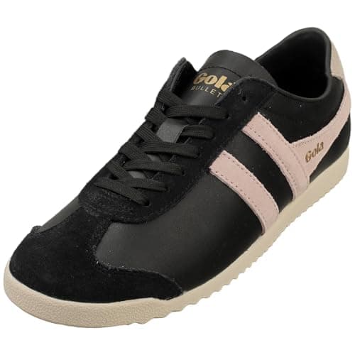 Image of Gola Bullet Pure Womens Fashion Trainers in Black Rose - 7 UK