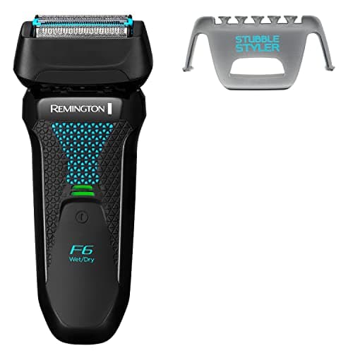 Image of Remington F6 Aqua Men's Electric Shaver (Cordless, Wet & Dry, 100% Waterproof, Foil Shaver, Pop-up Detail Trimmer, USB Charging, 60-Minute Usage, 90-Minute Charge with 5-Min Quick Charge) F6000