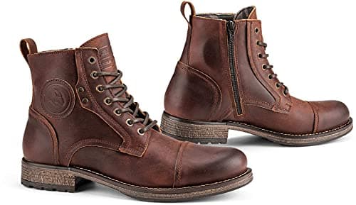 Image of Falco Men's Motorbike sc Motorcycle Boot, Brown, 9.5 UK
