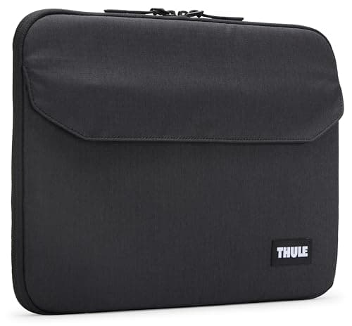 Image of Thule Lithos Laptop Sleeve, Fits 13" MacBook Air, Soft Padded Interior, Front Accessory Pocket, YKK Zippers & Durable Materials