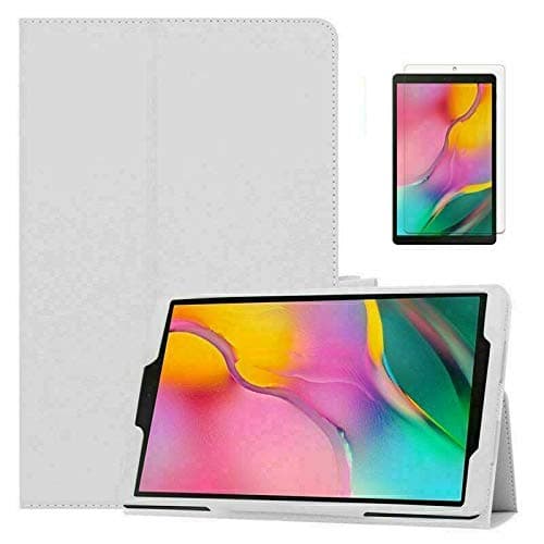 Image of Leather Flip Cover Stand Plain Folio Case for Apple iPad Air 1 2 5th 6th Gen 9.7 (For Apple iPad (6th Generation), White)