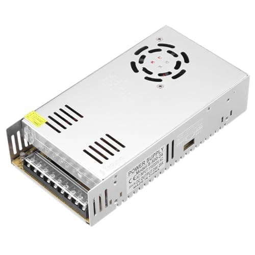 Image of sourcing map 24V 20A Power Supply Adapter Transformer Switch, AC 110V-220V to DC 24V 20amp 480W Power Transformer Driver for LED Strip Lights CCTV Camera 3D Printer