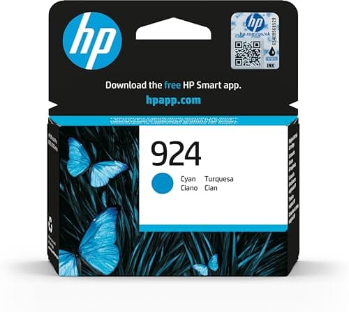 Image of HP 924 Cyan Original Ink Cartridge
