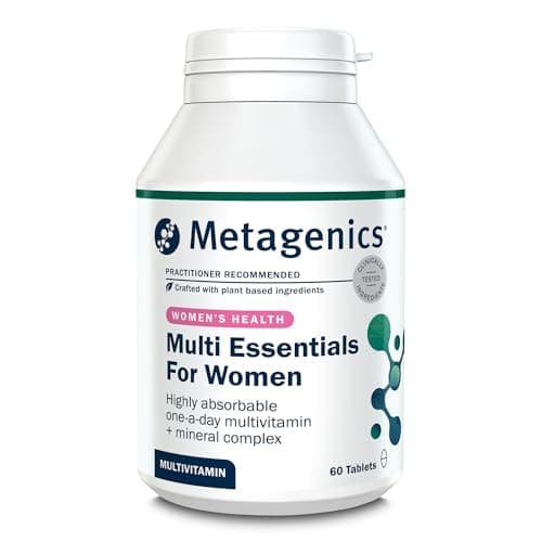 Image of Metagenics Multi Essentials for Women Multivitamin with Iron - 29 Vitamins & Minerals for Women - Vegetarian and Vegan - 60 Tablets