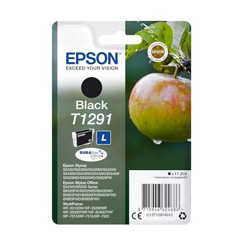 Image of Epson T1291 Black Apple Genuine DURABrite Ultra Ink Cartridge