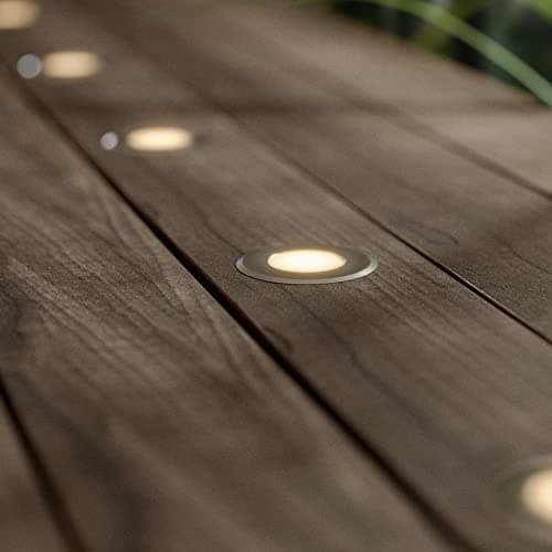 Image of SolarCentre® Advance Outdoor DualWhite USB Chargeable & Solar Powered Deck Lights - 8 White/Warm White Decking Lights