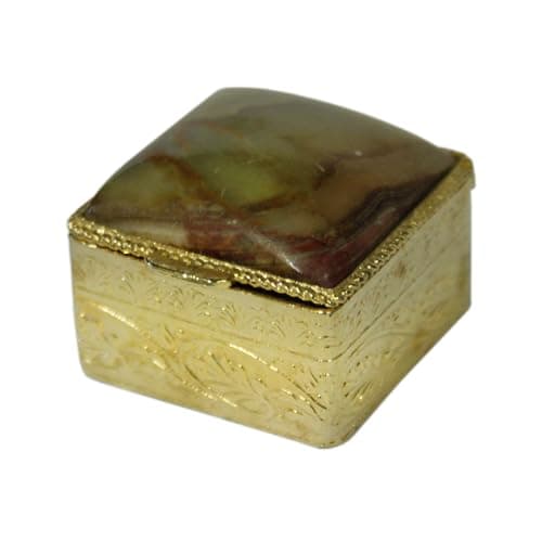 Image of Knight Onyx Snuff Box (square)