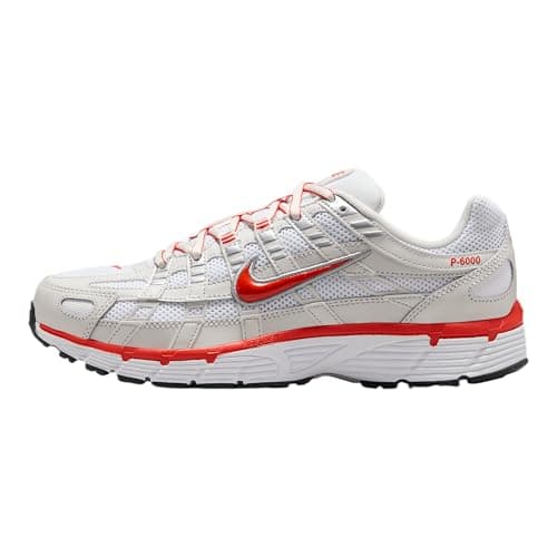 Image of NIKE BV1021-107 P-6000 Women White/Picante RED-Platinum Tint-Black UK 4.5
