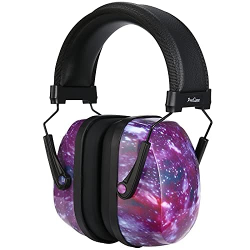 Image of ProCase Ear Defenders Children Autism, Kids Noise Cancelling Headphones for Toddler Girls Boys, SNR 26dB Kids Ear Protection Earmuffs for Concert Fireworks -Starry Purple