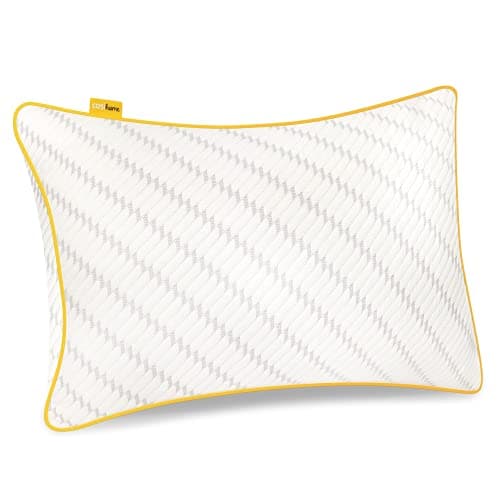 Image of Cosi Home® Luxury Memory Foam Pillow with Bamboo Pillow Cover, Cooling Gel Filling & Adjustable Height - Breathable & Machine Washable for Side, Back & Front Sleepers (Size: 71 x 45cm)