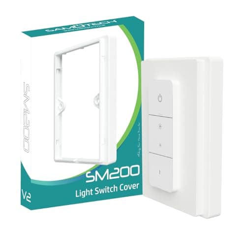 Image of SAMOTECH Switch Cover Compatible with Philips Hue Smart Wireless Dimmer Switch V2 (Single Cover SM200 V2)