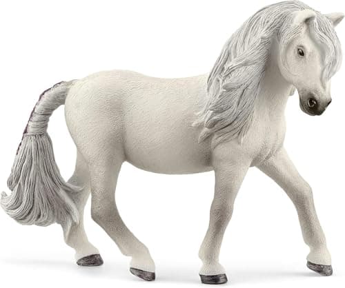 Image of SCHLEICH 13942 HORSE CLUB Iceland Pony Mare Figurine for ages 5+, White