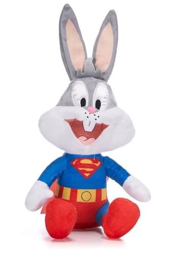 Image of UKToyworld Looney Tunes Superhero Bugs Bunny Superman 12" Plush