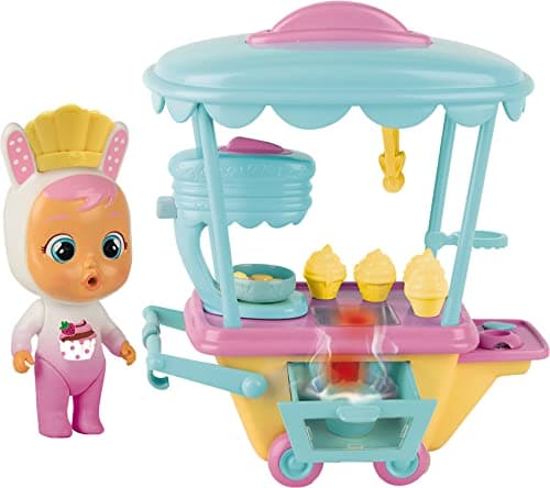 Image of Cry Babies Magic Tears BEBÉS LLORONES LÁGRIMAS MÁGICAS 80867 Carrito de Coney Playset, Multicoloured