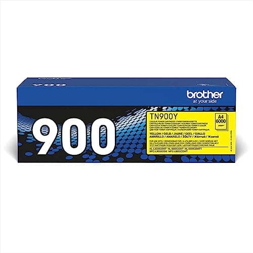 Image of Brother TN900y - Yellow - original - toner cartridge - for Brother HL-L9200CDWT, HL-L9300CDWT, HL-L9300CDWTT, MFC-L9550CDW, MFC-L9550CDWT