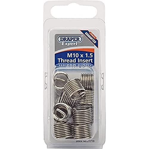 Image of Draper 21710 Expert Metric Thread Insert, Refill Pack, M10 x 1.5", Pack of 12