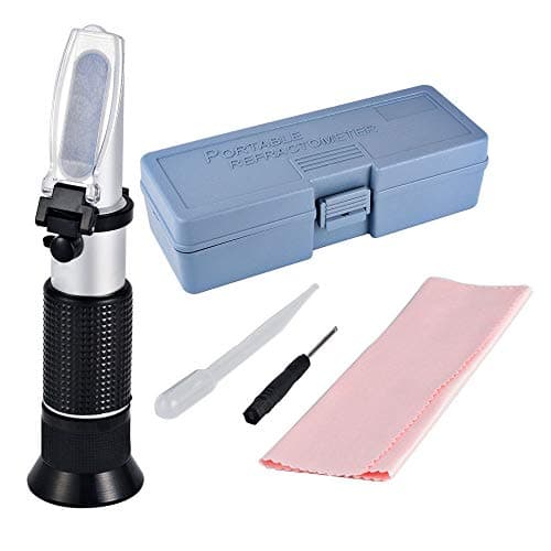 Image of RGBS Antifreeze Refractometer for Glycol, Antifreeze, Coolant and Battery Acid. Antifreeze Tester for Measuring Freezing Point of Automobile Antifreeze and Battery Fluid Condition