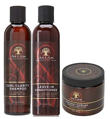 Image of As I Am Naturally 3pcs Combo Deal (Curl Clarity Shampoo, Leave-In Conditioner, and Coconut CoWash)