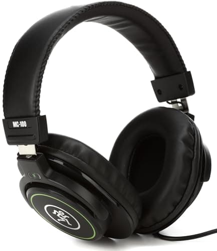 Image of Mackie MC-100 Over-Ear Closed-Back Headphones for Studio Monitoring, DJs, Content Creation and Home Listening
