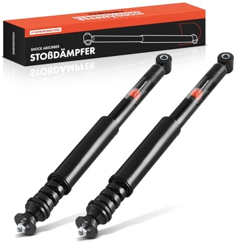 Image of Frankberg 2x Shock Absorber Strut Rear Left Right 540mm Gas pressure Compatible with Note E11 NE11 1.4 1.6 1.5 dCi 2006-2012 Replace# 343810, 562009U000