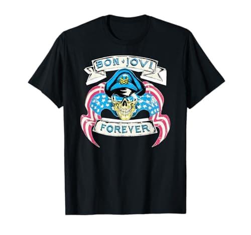 Image of Bon Jovi Hard Rock Band Forever Album Official T-Shirt