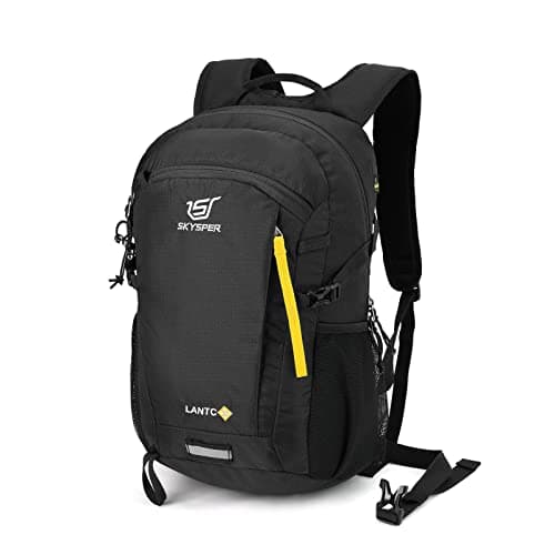 Image of SKYSPER Small Hiking Backpack, 20L Lightweight Travel Backpacks Hiking Daypack Rucksack Women Men for Trekking Backpacking Outdoor Sports(Black)
