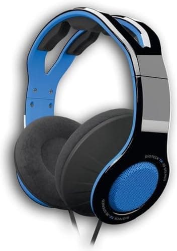Image of Gioteck - TX30 Megapack - Stereo Game&Go Headset + Thumb Grips + USB Charging Cable for PS4, Blue, Adjustable, GPKPS4-11-MU