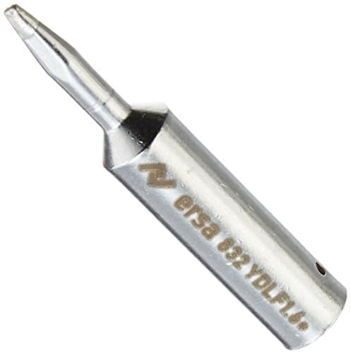 Image of Ersadur 0832YDLF Long-Life Straight Soldering Tip 1.6 mm Chisel-Shaped