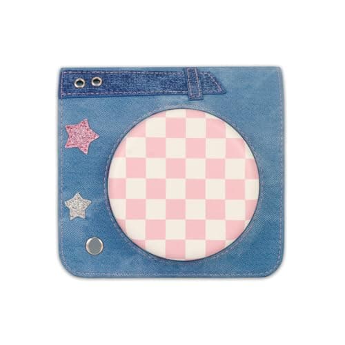 Image of Frankmate Camera Case Fits for Fujifilm Instax Square SQ1 SQ40 SQ6 Camera, Sweetheart Denim Protective Bag with Photo Pocket and Adjustable Shoulder Strap