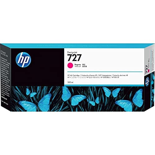 Image of HP 727 F9J77A Magenta 300-ml Genuine DesignJet Ink Cartridge, high capacity,original Ink DesignJet T2500, T1500 & T900 Series Large Format Plotter Printers 727 DesignJet Printhead