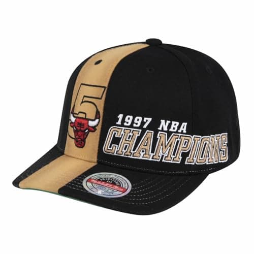 Image of Mitchell & Ness NBA 97 Champs Stretch Snapback HWC - Chicago Bulls, Chicago Bulls, One Size Fits All